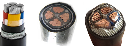 LV 4 core armoured power cable